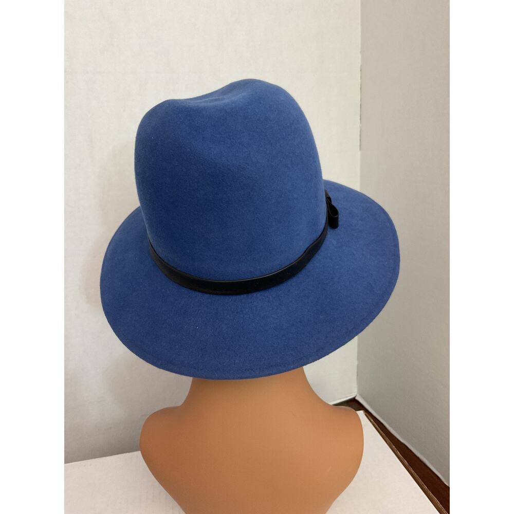 Geo. W. Bollman & Co. - Excello - All Wool Vintage Fedora - Bloomingdale’s- Blue - Picture 3 of 12